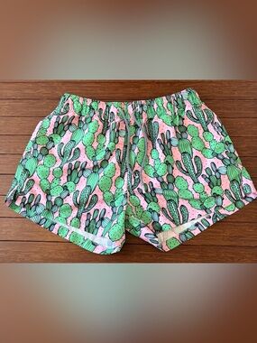 Boardies Mens Large Lined Swim Shorts Trunks Prickly Cactus Green Pink
